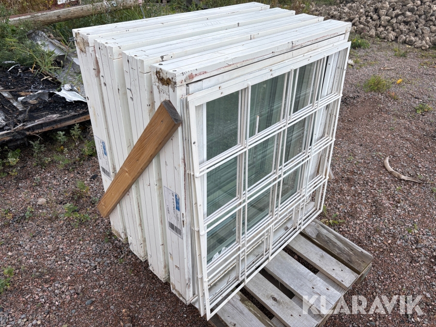 3glas isolerfönster SP EDF 10-10 med galler 4st