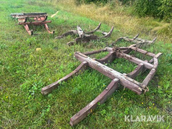 Timmerslädar till häst 5 st