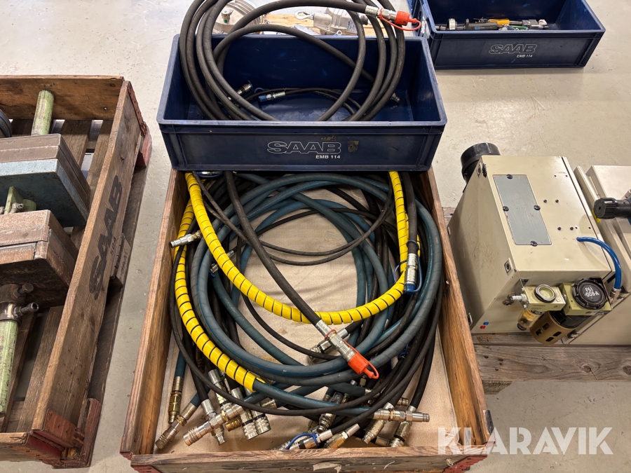 Diverse hydraulslangar Faster Tmf 38 ca 20st