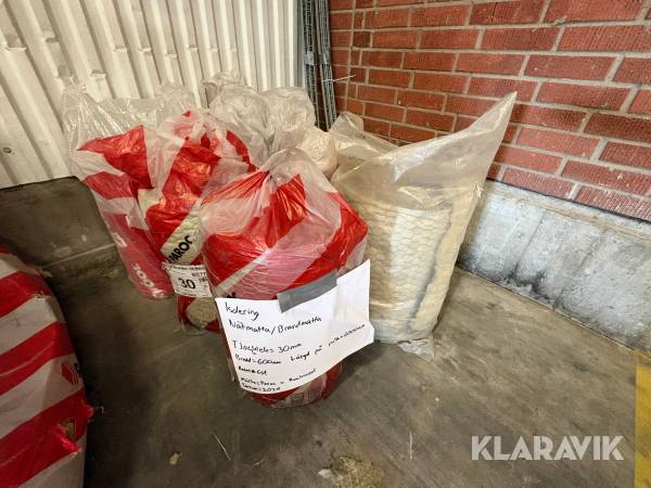 Nätmatta/Brandmatta Paroc & Rockwool 30X600x6000mm