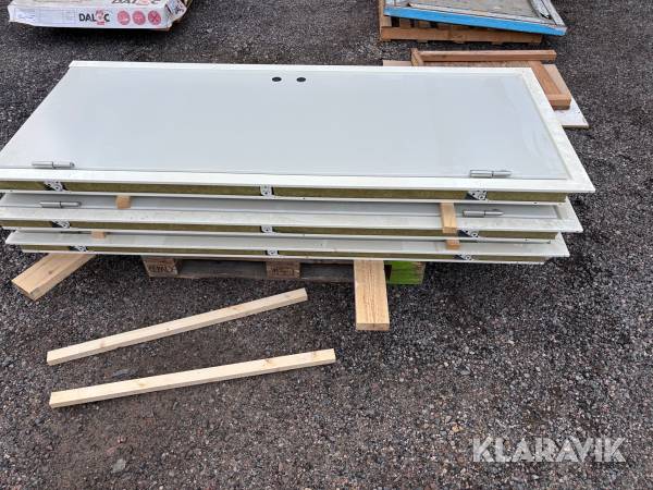 Ståldörrar Daloc S30 Brandklass 60. 3 st