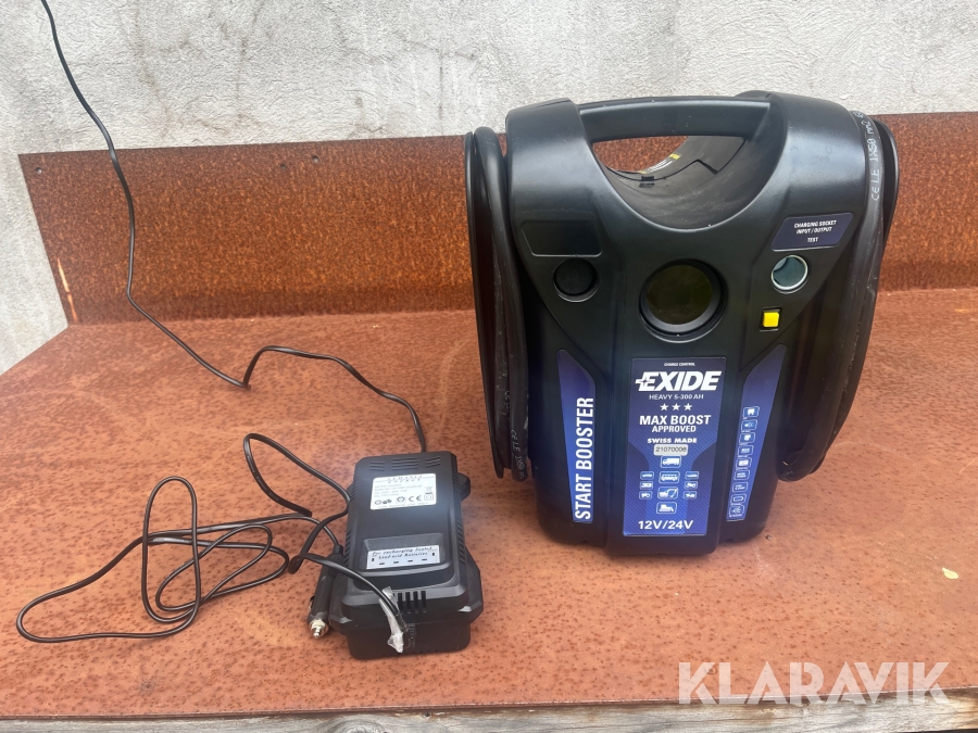 Starbooster Exide Max boost, Trollhättan, Klaravik auktioner