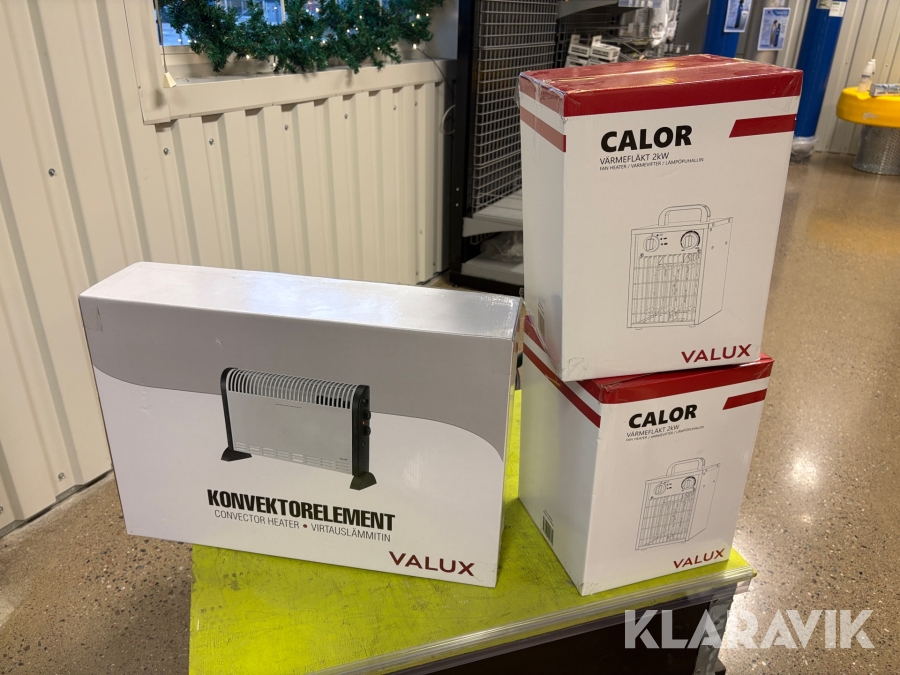 Värmefläktar och element Valux