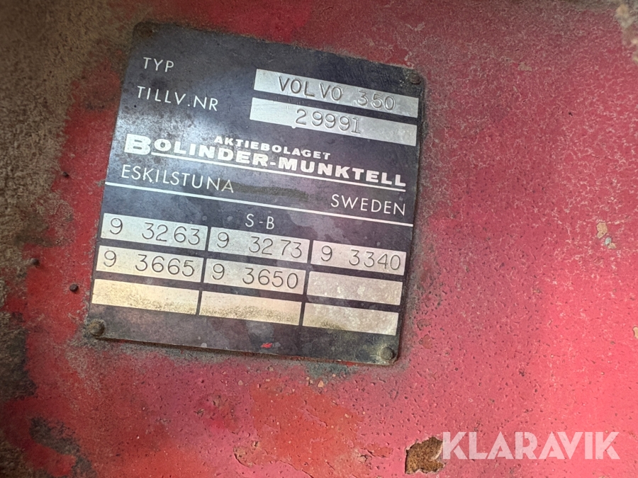 Traktor Volvo BM 350 Boxer