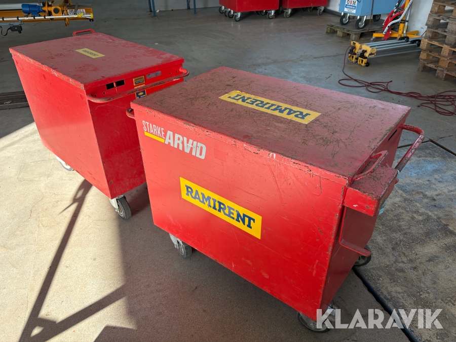 Verktygsvagn Starke Arvid 36100 2 st