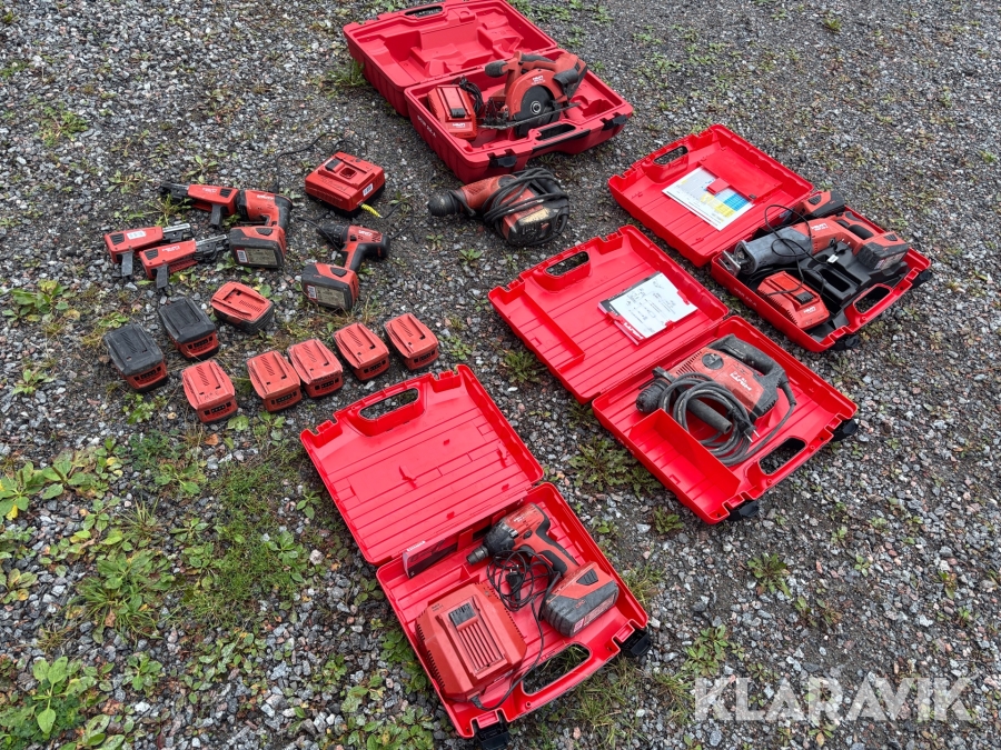 Parti med verktyg Hilti