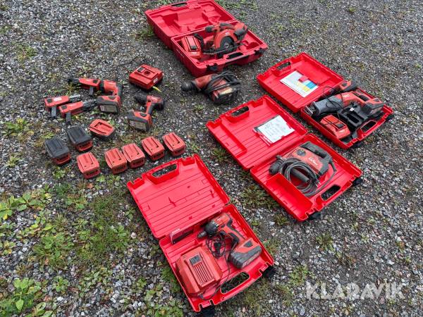 Parti med verktyg Hilti