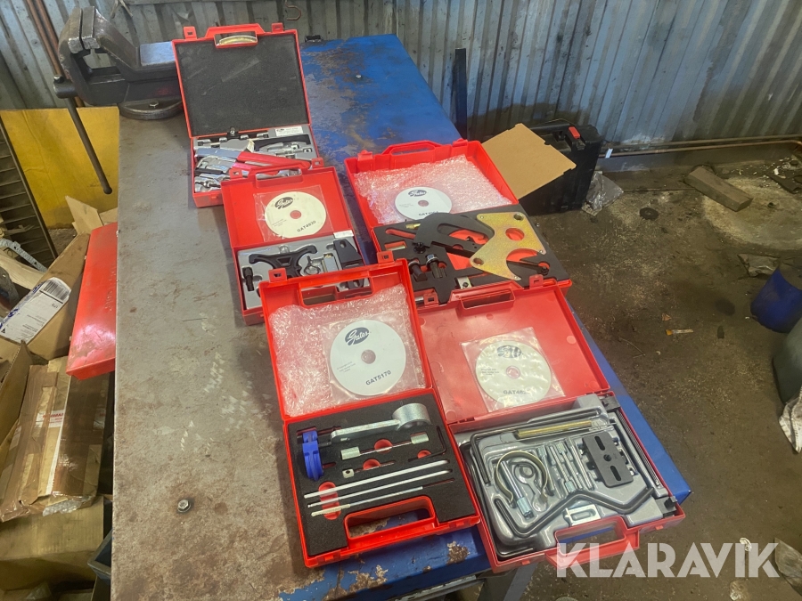 Kamremsverktyg Gates GAT 4740, GAT 4930, GAT 4964, GAT5170, GAT4820 5 lådor