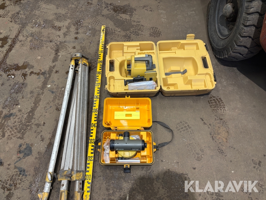 Rotationslaser Topcon RL-H3C, AT-G6 med stativ