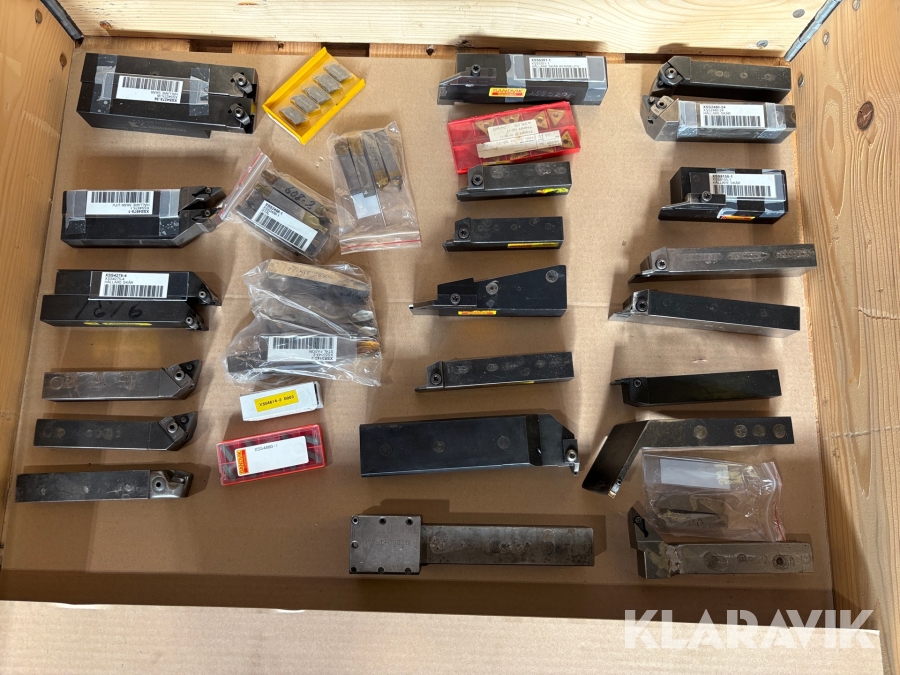 Parti med svarvstål