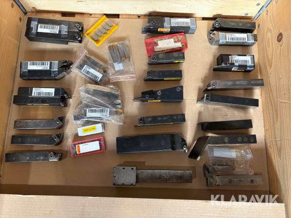 Parti med svarvstål