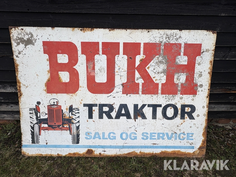Plåtskylt BUKH