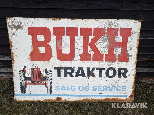Plåtskylt BUKH