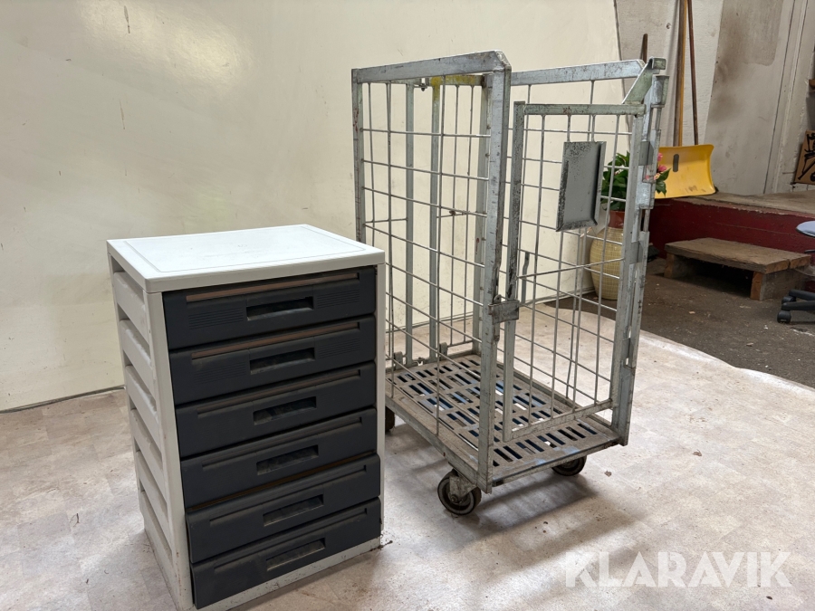 Förvaringsmodul och Rullvagn
