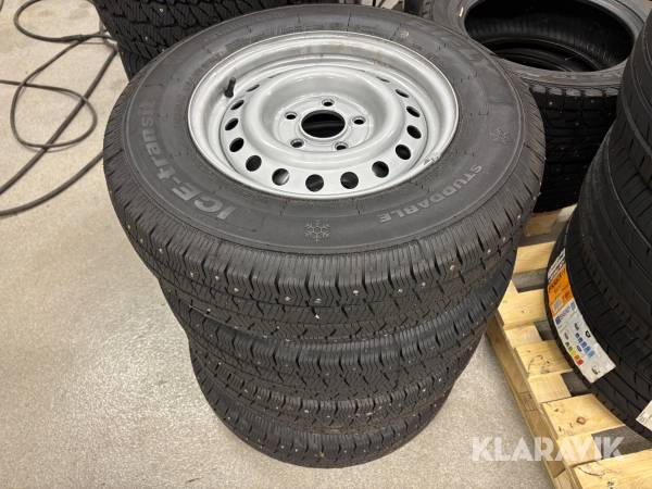 Vinterhjul Hifly Ice-transit 4st dubbade 185R14C
