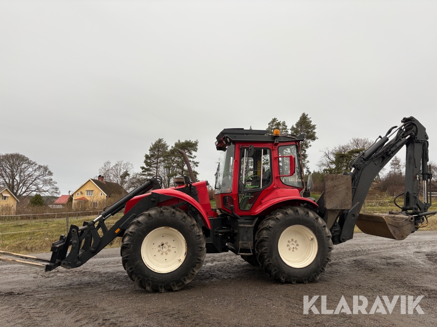 Grävlastare Lännen 860S med flera redskap