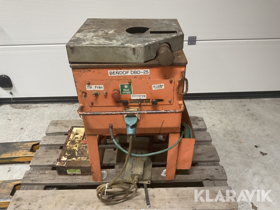 Bockmaskin Bendof DBD 25 1 -FAS