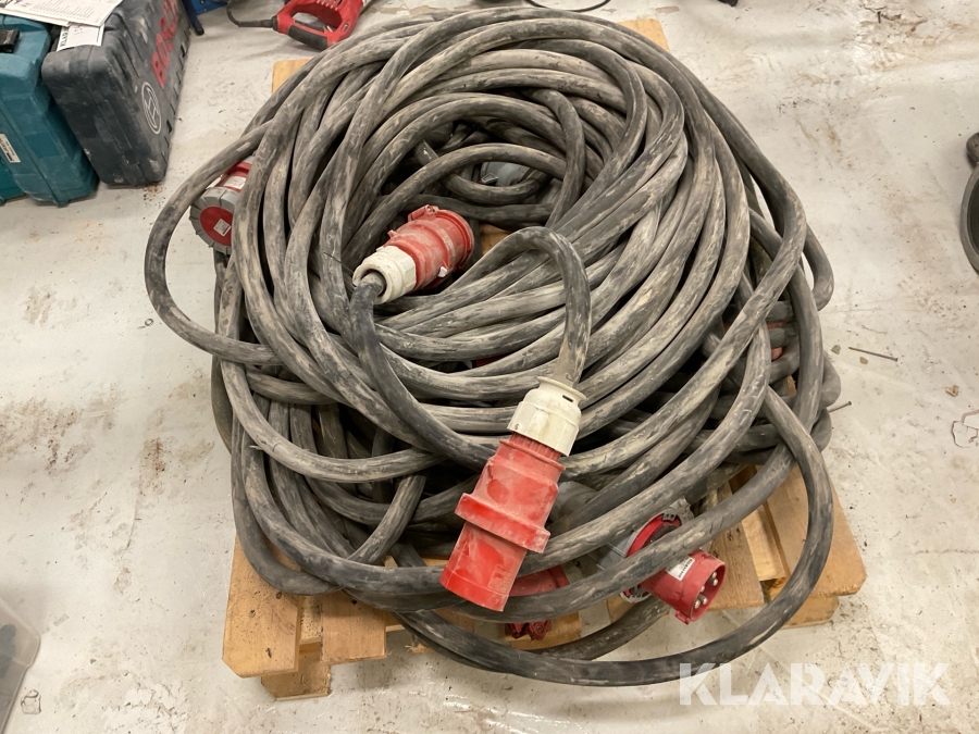 Elkabel 63 ampere 3x20 meter