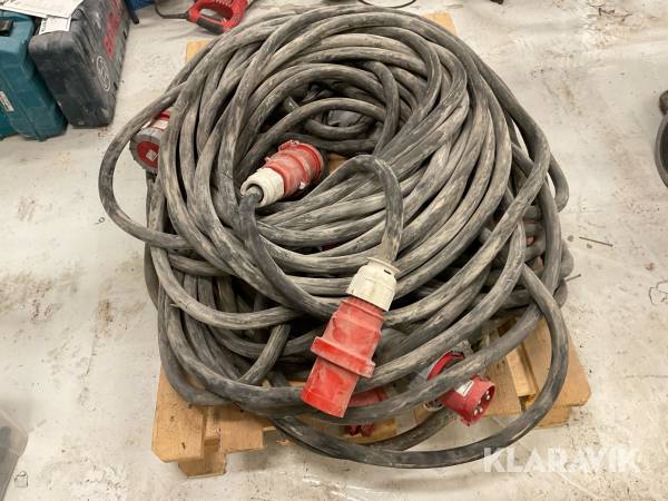Elkabel 63 ampere 3x20 meter