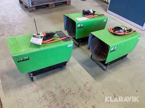 Värmare 3st Remko PGM60