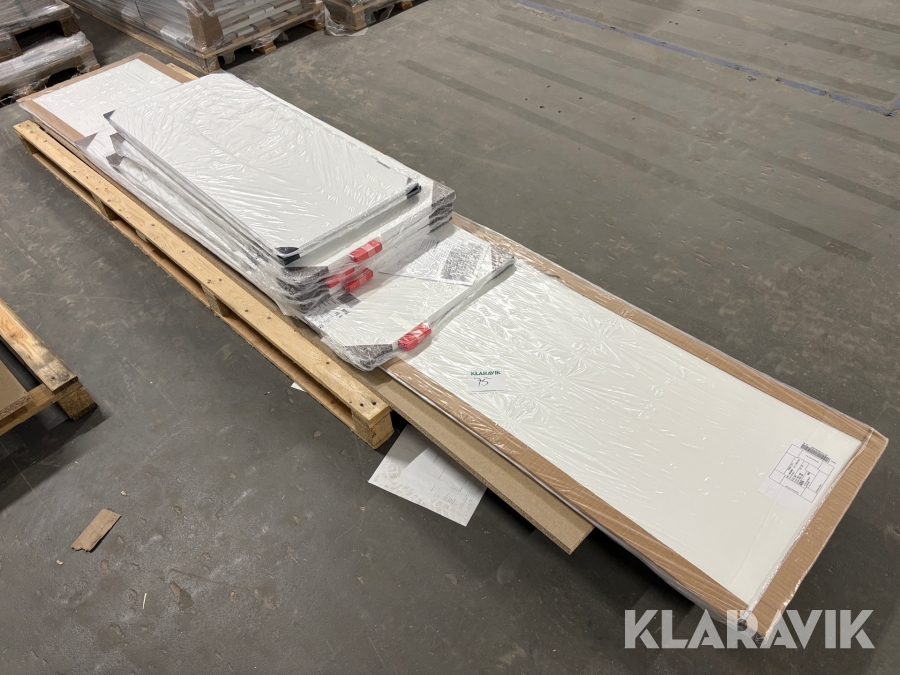 Bänkskiva/stänkskydd Marbodal 1st pall