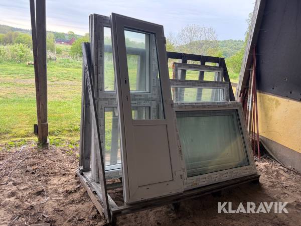 Fönster & dörrar Drutex 8 st, PVC