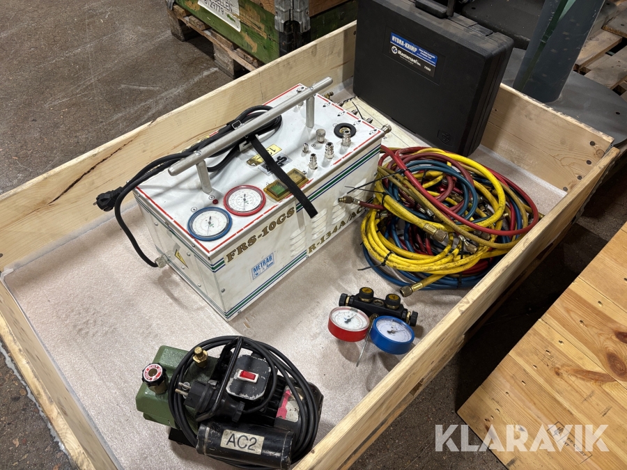 Köldmediestation Metrab R134A för AC-service