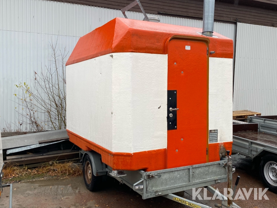 Personbilssläp med rastkoja Lillpersvagnen