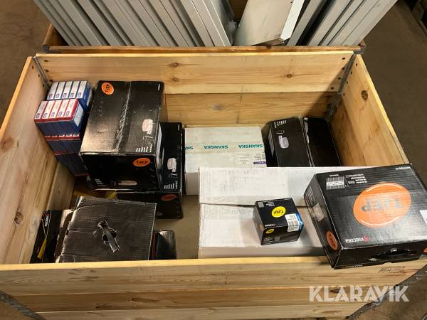 Diverse förbrukningsmaterial bandadspik, kullager