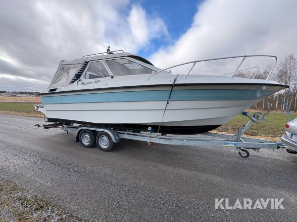 Båt Flipper 717C med 80-km trailer