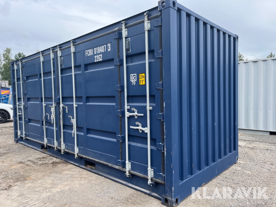 Container 20 fot, Österåker, Klaravik auktioner