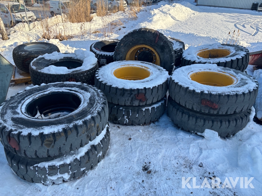 Entreprenaddäck till Hjulgrävare Rodaco A1 4st+1st