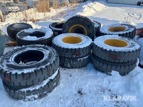 Entreprenaddäck till Hjulgrävare Rodaco A1 4st+1st