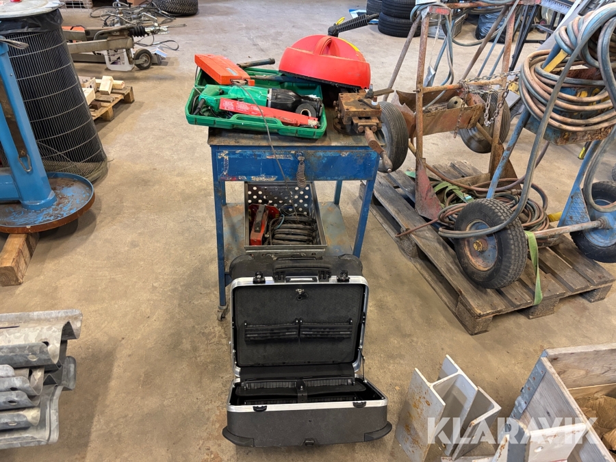 Parti med verktygstillbehör