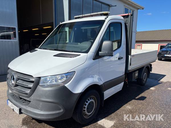 Flakbil med kran Mercedes-Benz sprinter 211 CDI