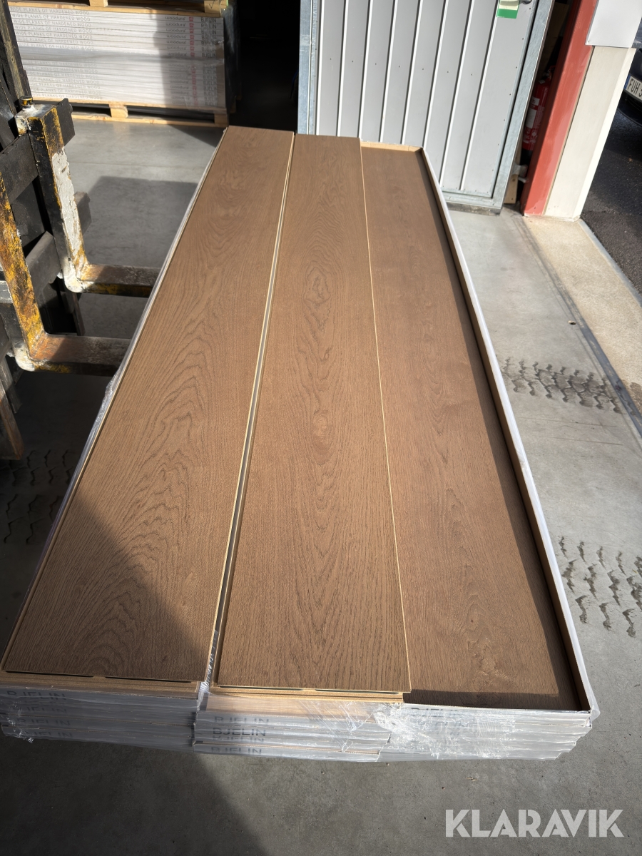 Ekgolv Woodura, Mörkbrun, 184 kvm, klickgolv 5G, XXL, 1-stav