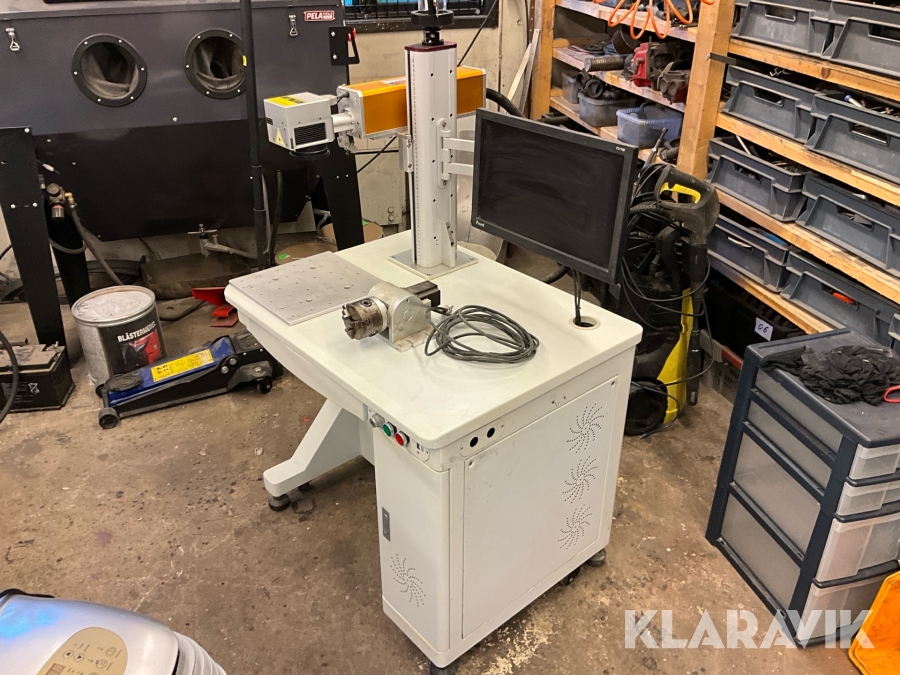 Fiberlaser Herolaser ML-MF-A01 20 W, inklusive 4:e axel