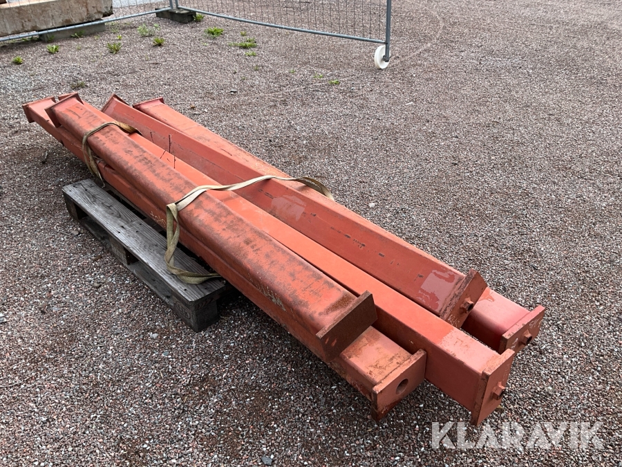 Stålbalkar 5st