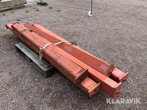 Stålbalkar 5st