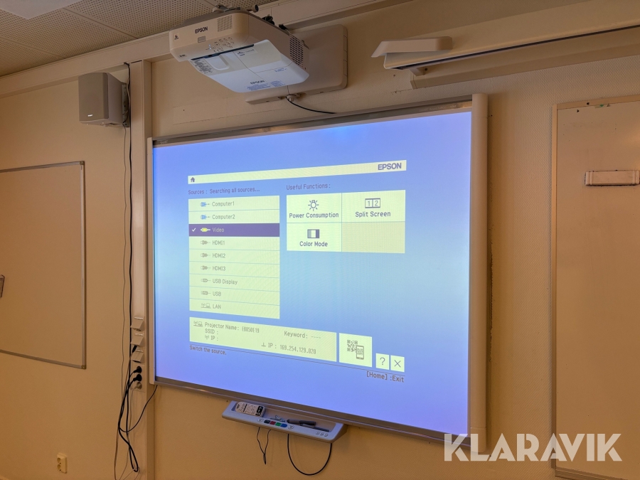 Smartprojektor Epson EB-680 Smart Board M600