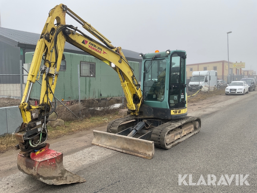 Grävmaskin Yanmar ViO57-U, Trelleborg, Klaravik auktioner