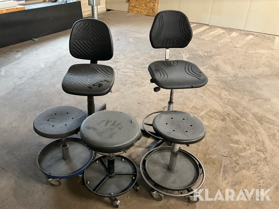 Industristolar och pallar