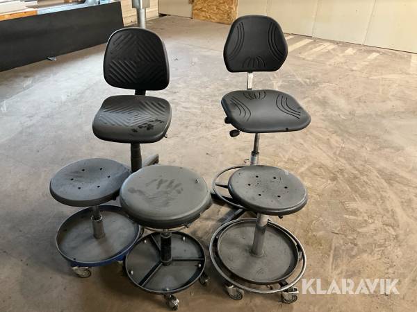 Industristolar och pallar