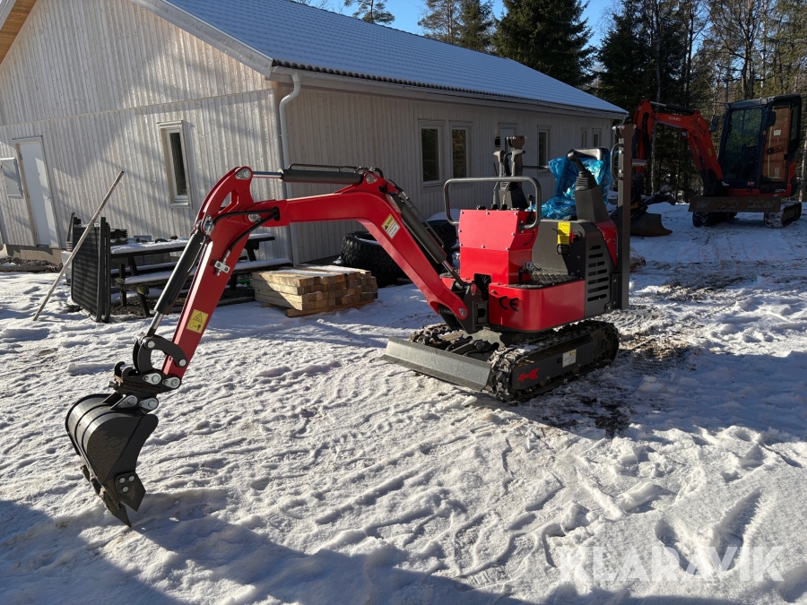 Grävmaskin Nuoman Machinery NM-E12 minigrävare diesel