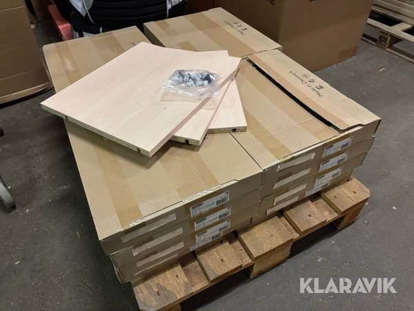 Hyllplan Tvilum-scanbirk 45x40x2cm 48st
