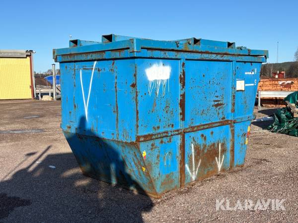 Liftdumpercontainer 11 kubik med lock