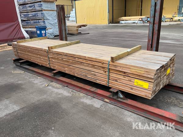 Virkespaket impregnerad trall B-kvalite 28x145 470 Löpmeter