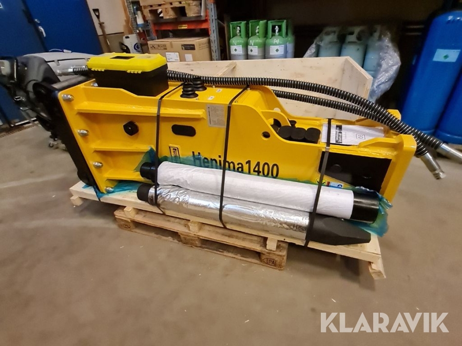 Hydraulhammare Henima 1400 S70 m/garanti (Ny)