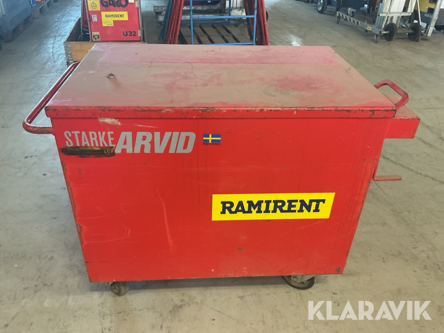 Verktygsvagn Starke Arvid Maxi 500 liter