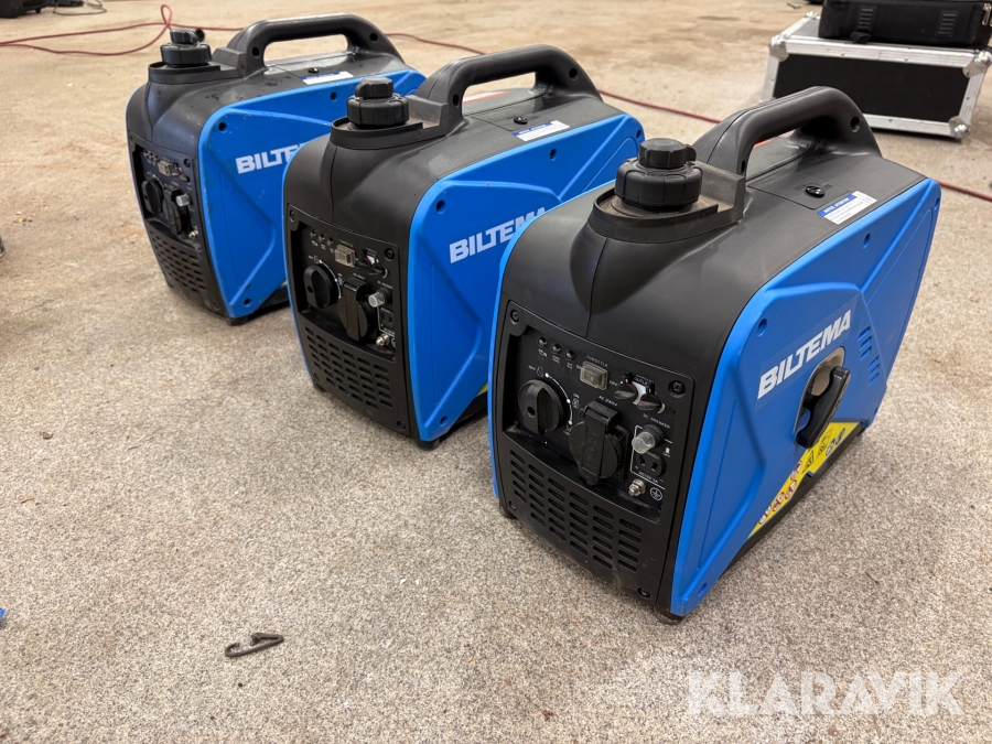 Digital elektrisk generator Biltema DG1250IS, 17-746 3st